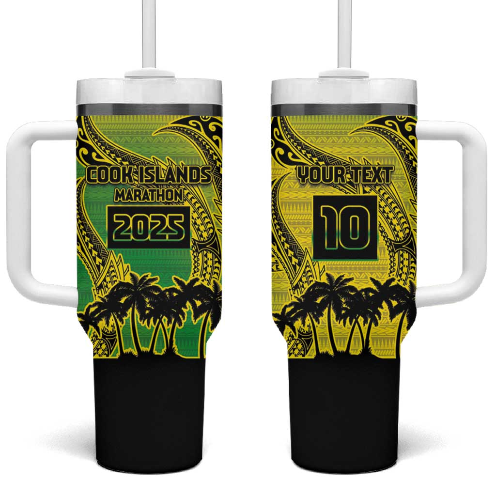 Cook Islands Marathon 2025-Pursuit in Paradise Tumbler With Handle Special Edition