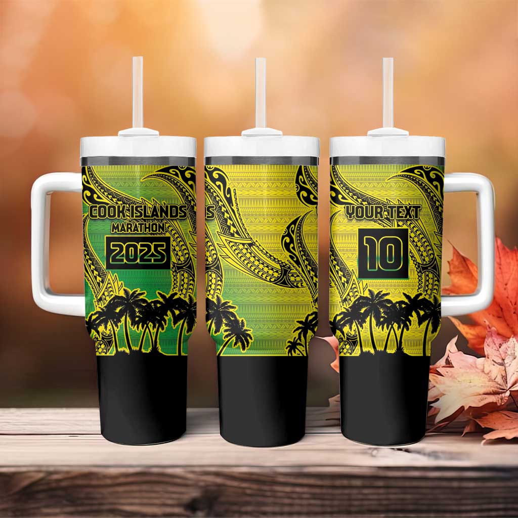 Cook Islands Marathon 2025-Pursuit in Paradise Tumbler With Handle Special Edition