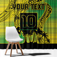 Cook Islands Marathon 2025-Pursuit in Paradise Window Curtain Special Edition