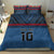 Custom Toa Samoa Rugby Bedding Set Samoan Warrior Ula Fala Tribal Pattern