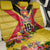 Custom Papua New Guinea Rugby Back Car Seat Cover Bird of Paradise and Hibiscus Polynesian Pattern Yellow Color LT03