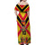 Custom Papua New Guinea Rugby Family Matching Off Shoulder Maxi Dress and Hawaiian Shirt Bird of Paradise and Hibiscus Polynesian Pattern Yellow Color LT03