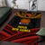 Papua New Guinea Bird-of-Paradise Area Rug Coat of Arms and Tribal Patterns