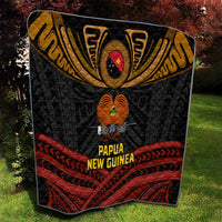 Papua New Guinea Bird-of-Paradise Quilt Coat of Arms and Tribal Patterns