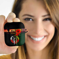 New Zealand and Australia ANZAC Day AirPods Case Lest We Forget Indigenous and Maori Pattern