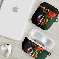 New Zealand and Australia ANZAC Day AirPods Case Lest We Forget Indigenous and Maori Pattern