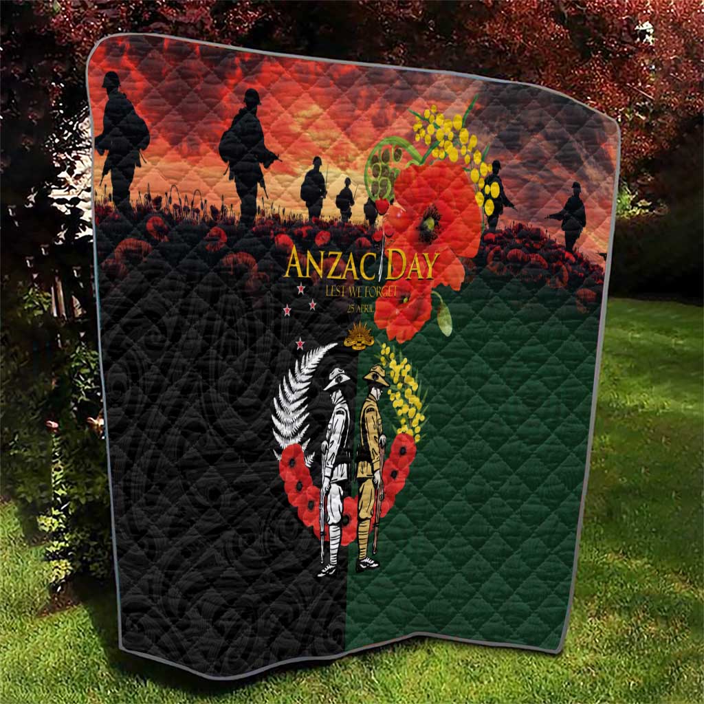 New Zealand and Australia ANZAC Day Quilt Lest We Forget Indigenous and Maori Pattern LT03 - Polynesian Pride