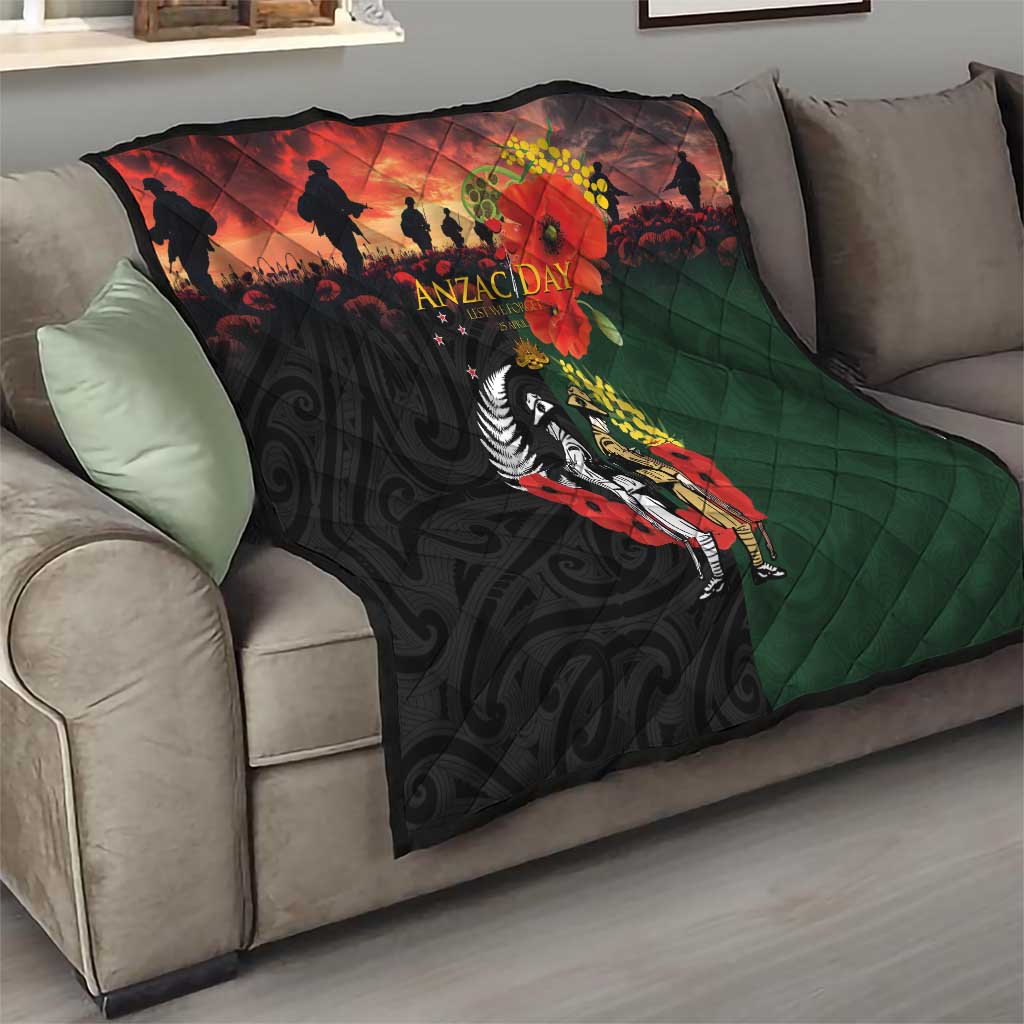 New Zealand and Australia ANZAC Day Quilt Lest We Forget Indigenous and Maori Pattern LT03 - Polynesian Pride