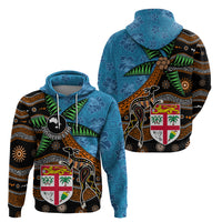 Fiji and Australia Hoodie Fijian and Aboriginal mix Culture LT03 - Polynesian Pride