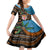 Fiji and Australia Kid Short Sleeve Dress Fijian and Aboriginal mix Culture