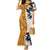 Custom Fiji and Australia Rugby Family Matching Mermaid Dress and Hawaiian Shirt Tapa Mix Aboriginal Pattern Half Style