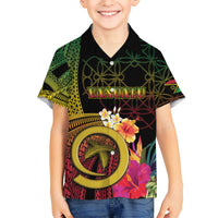 Vanuatu Independence Day Hawaiian Shirt Sand Drawing Melanesian Vibes