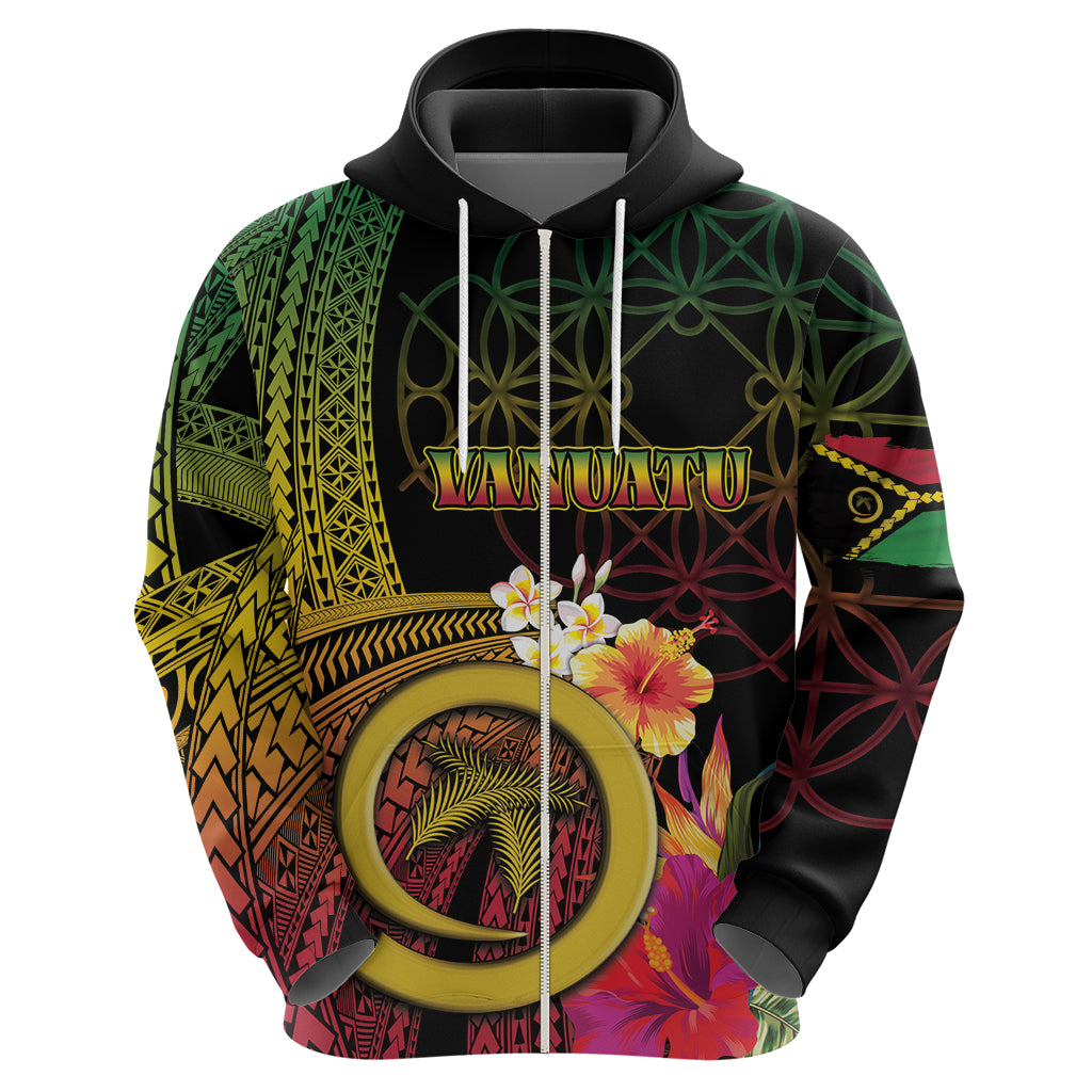 Vanuatu Independence Day Hoodie Sand Drawing Melanesian Vibes