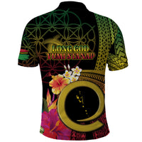 Vanuatu Independence Day Polo Shirt Sand Drawing Melanesian Vibes