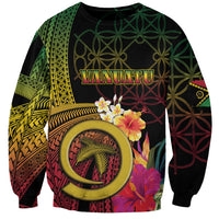 Vanuatu Independence Day Sweatshirt Sand Drawing Melanesian Vibes