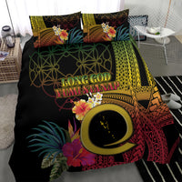 Vanuatu Selebretem 44th Indipendens Dei Bedding Set Sand Drawing Melanesian Vibes
