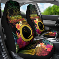 Vanuatu Selebretem 44th Indipendens Dei Car Seat Cover Sand Drawing Melanesian Vibes