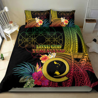 Vanuatu Shefa Day Bedding Set Sand Drawing Melanesian