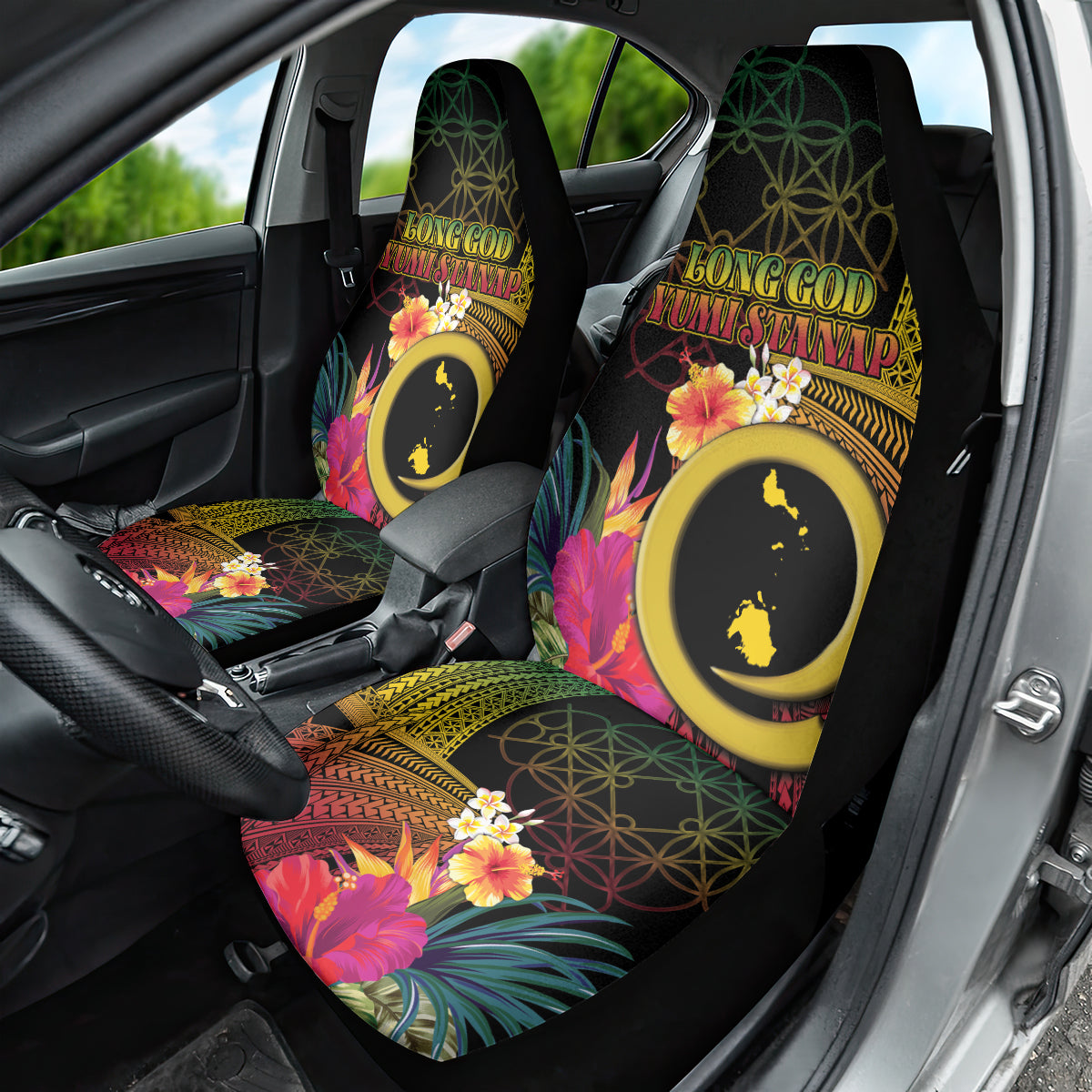 Vanuatu Shefa Day Car Seat Cover Sand Drawing Melanesian