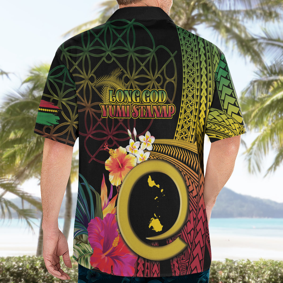 Vanuatu Shefa Day Hawaiian Shirt Sand Drawing Melanesian