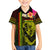 Hawaiian Reggae Music Kid Hawaiian Shirt Jamaica Singer Tribal Polynesian and Hibiscus