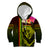 Hawaiian Reggae Music Kid Hoodie Jamaica Singer Tribal Polynesian and Hibiscus