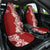 Aloha Polynesian Plumeria Flower Car Seat Cover Red Color