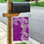 Aloha Polynesian Plumeria Flower Garden Flag Purple Color