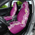Aloha Polynesian Plumeria Flower Car Seat Cover Pink Color