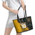 Custom New Zealand and Australia Rugby Leather Tote Bag Maori Warrior With Aboriginal Version