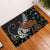 New Zealand Fern and Australia Emu Rubber Doormat Aboriginal Mix Maori Pattern
