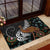 New Zealand Fern and Australia Emu Rubber Doormat Aboriginal Mix Maori Pattern