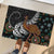 New Zealand Fern and Australia Emu Rubber Doormat Aboriginal Mix Maori Pattern