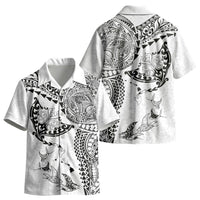 Hawaiian Manta Ray Tribal Kid Hawaiian Shirt Polynesian Art Motifs White Color LT03 - Polynesian Pride
