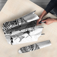 Hawaiian Manta Ray Tribal Umbrella Polynesian Art Motifs White Color