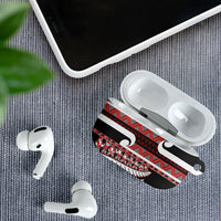 New Zealand Christmas AirPods Case Funny Santa Claus Haka Dance with Tukutuku