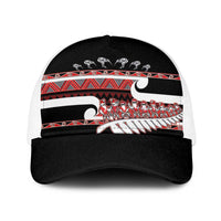 New Zealand Christmas Baseball Net Cap Funny Santa Claus Haka Dance with Tukutuku
