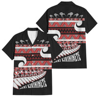 New Zealand Christmas Family Matching Summer Maxi Dress and Hawaiian Shirt Funny Santa Claus Haka Dance with Tukutuku