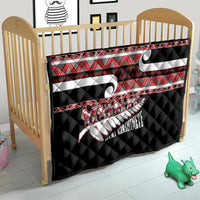 New Zealand Christmas Quilt Funny Santa Claus Haka Dance with Tukutuku