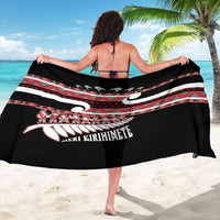 New Zealand Christmas Sarong Funny Santa Claus Haka Dance with Tukutuku