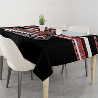 New Zealand Christmas Tablecloth Funny Santa Claus Haka Dance with Tukutuku