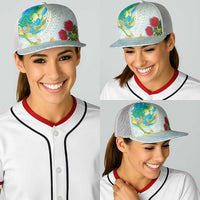 Japanese and Hawaiian Culture Fusion Baseball Net Cap Irezumi with Turtles and Lei Kakau Pattern Fresh Vibe