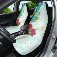 Japanese and Hawaiian Culture Fusion Car Seat Cover Irezumi with Turtles and Lei Kakau Pattern Fresh Vibe