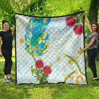 Japanese and Hawaiian Culture Fusion Quilt Irezumi with Turtles and Lei Kakau Pattern Fresh Vibe
