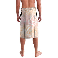 Japanese and Hawaiian Culture Fusion Lavalava Irezumi with Turtles and Lei Kakau Pattern Sunset Vibe
