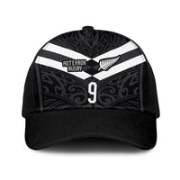 Custom Aotearoa Rugby Baseball Net Cap Maori Tribal Motifs Stripes-Sporty Style