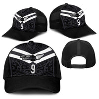 Custom Aotearoa Rugby Baseball Net Cap Maori Tribal Motifs Stripes-Sporty Style