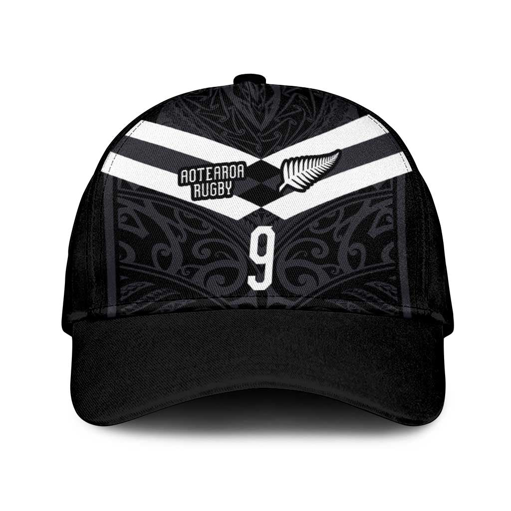 Custom Aotearoa Rugby Classic Cap Maori Tribal Motifs Stripes-Sporty Style