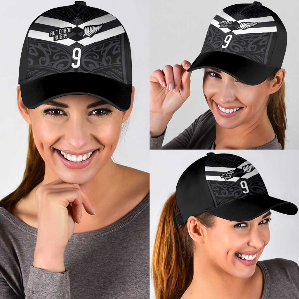 Custom Aotearoa Rugby Classic Cap Maori Tribal Motifs Stripes-Sporty Style