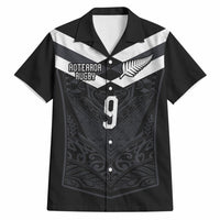 Aotearoa Rugby Custom Hawaiian Shirt Maori Tribal Motifs Stripes-Sporty Style